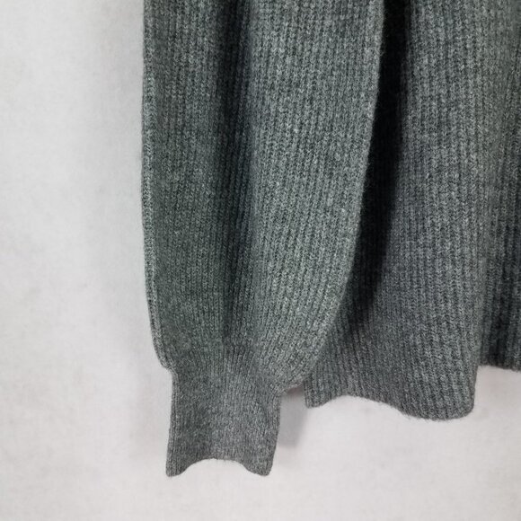 NEW Nordstrom Halogen Plus XL Ribbed Knit Pullover Sweater in Gray Dark Heather - Picture 3 of 12